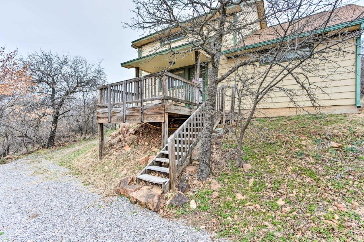 Medicine Park Cabin Rental With Mountain View Buitenkant foto